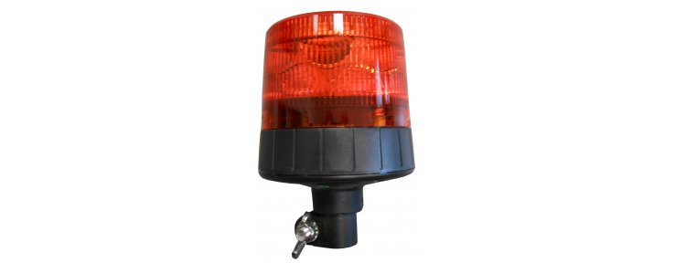 GYROPHARE LEDS LT35 ORANGE CLASSE 2 HAMPE