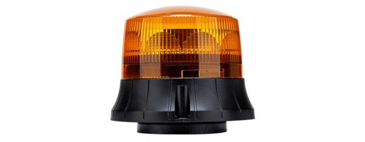 GYROPHARE LEDS LT15 ORANGE MAGNETIQUE