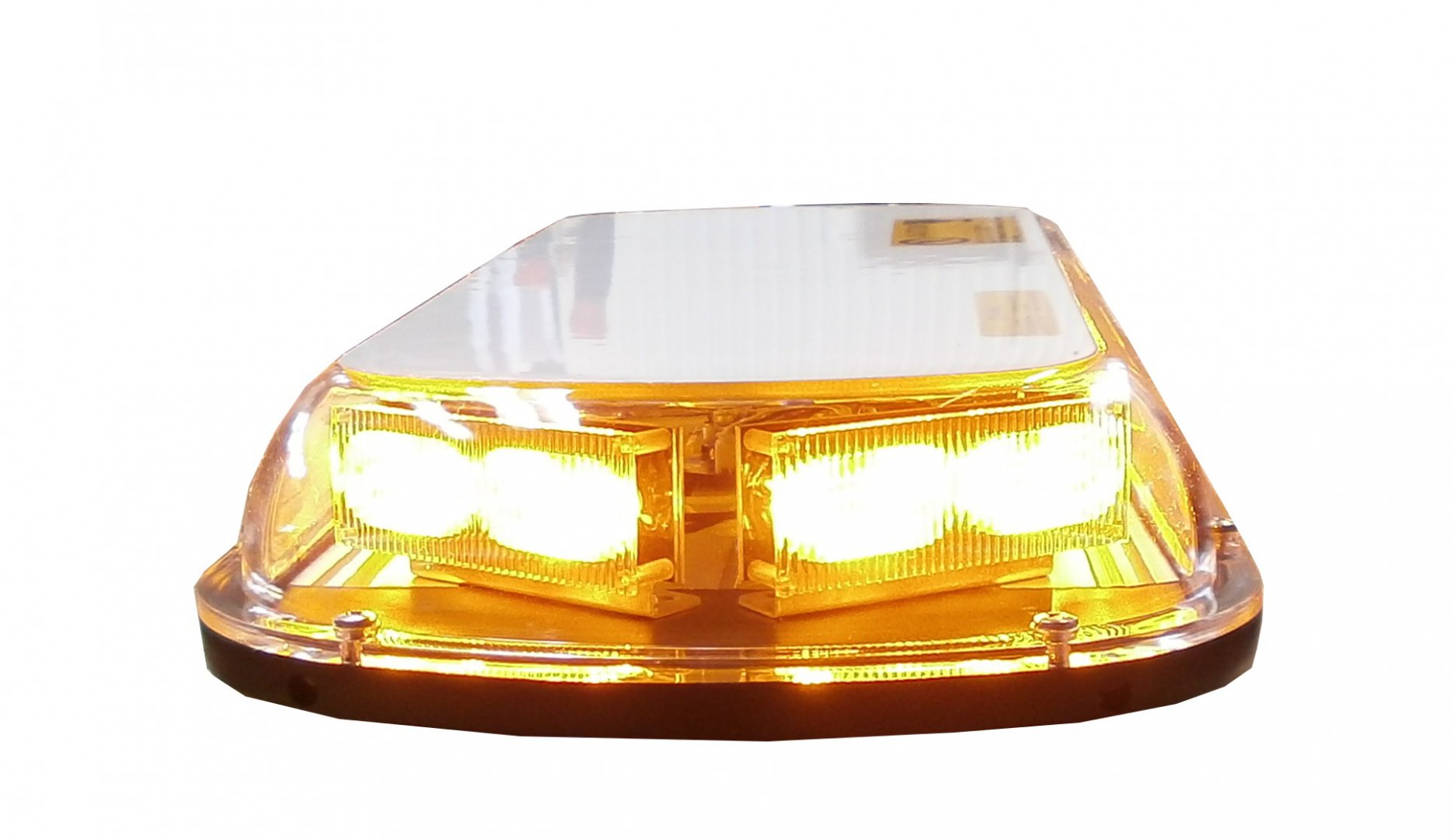 MINI RAMPE LUMINEUSE EXTRA FINE ORANGE AVEC MODULES LEDS FIXATION