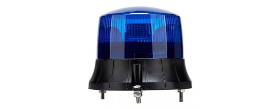 Gyrophare LED Simple étage 65mm bleu