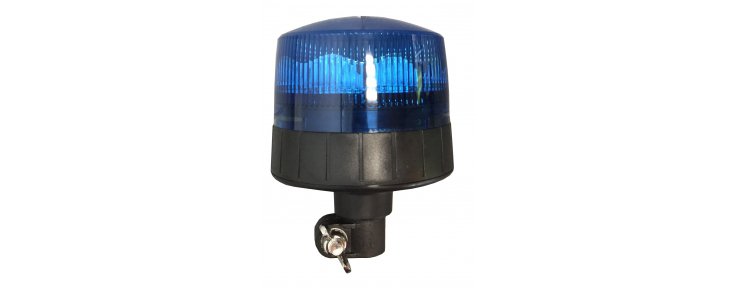 GYROPHARE LEDS LT15 BLEU HAMPE