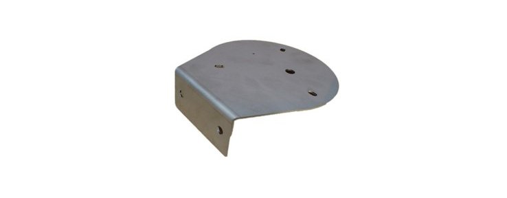Rondelle inox D165mm pour fixation galerie