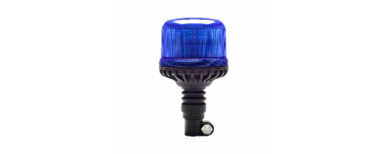 GYROPHARE LEDS BLEU SUR HAMPE