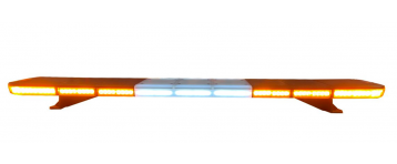 RAMPE LUMINEUSE ORANGE AVEC GYROPHARES LEDS - Les rampes